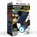 E. MISHAN & SONS Bionic Solar LED Landscape Spotlight, Motion Sensor, Black HOUSEWARES E. MISHAN & SONS