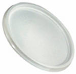 LEAKTITE Pail Lid, White Plastic, 1-Gallon