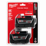 MILWAUKEE Milwaukee M18 REDLITHIUM 48-11-1852 Rechargeable Battery Pack, 18 V Battery, 5 Ah TOOLS MILWAUKEE