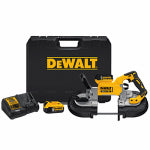 BLACK & DECKER/DEWALT Max Cordless Band Saw Kit, Brushless Motor, (2) 20-Volt Batteries, Charger