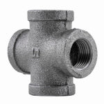 CODA RESOURCES LTD 1/2 In. Black Pipe Cross PLUMBING, HEATING & VENTILATION CODA RESOURCES LTD