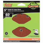 GATOR Gator 3725 Sanding Disc, 5 in Dia, 60 Grit, Coarse, Aluminum Oxide Abrasive, Vented TOOLS GATOR