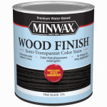 MINWAX Minwax 108500000 Wood Stain, Semi-Transparent, True Black, Liquid, 32 fl-oz PAINT MINWAX