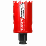 DIABLO Diablo DHS1625CT GP Hole Saw, 1-5/8 in Dia, 2-3/8 in D Cutting, 3/8 in Arbor, Carbide Cutting Edge TOOLS DIABLO