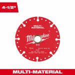 MILWAUKEE ELECTRIC TOOL CORP Diamond Circular Saw Blade, Multi Material, 4.5 In.