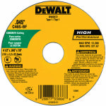 DEWALT DEWALT DW8072 Cutting Wheel, 4-1/2 in Dia, 0.045 in Thick, 7/8 in Arbor, Medium, Silicone Carbide Abrasive TOOLS DEWALT