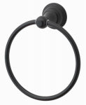 HOMEWERKS WORLDWIDE LLC-IMPORT Towel Ring, Vintage Design, Matte Black