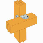 SIMPSON STRONG-TIE Simpson Strong-Tie RTB RTB22 Rigid Tie Bracket, 20 ga Gauge, Steel, Galvanized/Zinc HARDWARE & FARM SUPPLIES SIMPSON STRONG-TIE