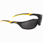 DEWALT DEWALT DPG96-2C Safety Glasses, Smoke Lens, Black/Yellow Frame, Hard-Coated Lens, Polycarbonate Lens, Full Frame CLOTHING, FOOTWEAR & SAFETY GEAR DEWALT