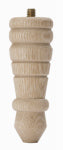 WADDELL Waddell Early American Series 2562 Table Leg, 11-3/4 in H, Hardwood, Smooth Sanded HARDWARE & FARM SUPPLIES WADDELL