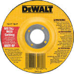 DEWALT DEWALT DW8424 Cutting Wheel, 4-1/2 in Dia, 0.045 in Thick, 7/8 in Arbor, 60 Grit, Medium, Aluminum Oxide Abrasive TOOLS DEWALT