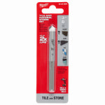 MILWAUKEE ELECTRIC TOOL CORP Tile, Stone & Glass Drill Bit, 3/8 In.