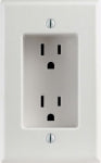 LEVITON MFG CO 15A WHT REC DUP OUTLET