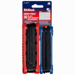 EKLIND Eklind Ergo-Fold��� 25016 Fold-Up Combo Pack Hex Key Set, 16-Piece, Alloy Steel, Black TOOLS EKLIND