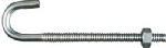 ASSA ABLOY AMERICAS RESIDENTIALI NC J Bolt, Zinc, 1/4 x 4-In,