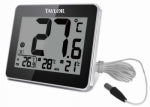 TAYLOR PRECISION PRODUCTS Indoor/Outdoor Thermometer, Wired Probe