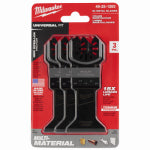 MILWAUKEE Milwaukee 49-25-1263 Blade, 1-3/4 in, 1-5/8 in D Cutting, HSS/Titanium, 3/PK TOOLS MILWAUKEE