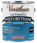 VARATHANE Rust-Oleum 200131 Polyurethane, Semi-Gloss, Liquid, Crystal Clear, 1 gal, Can PAINT VARATHANE