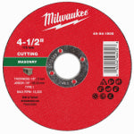 MILWAUKEE ELECTRIC TOOL CORP 4-1/2"MasonCutOff Wheel