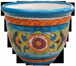 SYNDICATE HOME & GARDEN 6" TURQ Band Planter LAWN & GARDEN SYNDICATE HOME & GARDEN