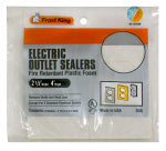 FROST KING Frost King OS6H Plate Sealer, 4 in L, 2-1/2 in W, Plastic Foam, White HARDWARE & FARM SUPPLIES FROST KING