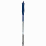 BOSCH Bosch Daredevil DSB1003 Spade Drill Bit, 3/8 in Dia, 6 in OAL, 1-Flute, 1/4 in Dia Shank, Hex Shank