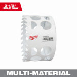 MILWAUKEE Milwaukee 49-56-0738 Hole Dozer, 3-1/2 in Dia, 1.62 in D Cutting, 4 TPI, Carbide Cutting Edge TOOLS MILWAUKEE