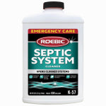 ROEBIC Roebic K-57 Septic System Cleaner, Liquid, Clear, 1 qt PLUMBING, HEATING & VENTILATION ROEBIC