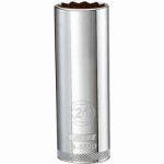 DEWALT DEWALT DWMT74551OSP Drive Socket, 21 mm Socket, Deep Socket, 3-1/8 in OAL, 1/2 in Drive, 12-Point, Vanadium Steel TOOLS DEWALT