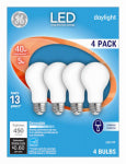 GE GE 93098312 LED Bulb, General Purpose, A19 Lamp, 40 W Equivalent, E26 Lamp Base, Dimmable, White, Daylight Light ELECTRICAL GE
