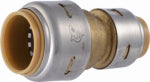 SHARKBITE SharkBite Max Series UR058A Reducing Pipe Coupling, 1/2 x 3/4 in, Brass, 250 psi Pressure PLUMBING, HEATING & VENTILATION SHARKBITE