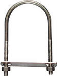 ASSA ABLOY AMERICAS RESIDENTIALI NC U-Bolt, Stainless Steel, 5/16 x 2-1/2 x 5 In. HARDWARE & FARM SUPPLIES ASSA ABLOY AMERICAS RESIDENTIALI NC