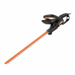 WORX Worx WG217 Electric Hedge Trimmer, 4.5 A, 120 V, 3/4 in Cutting Capacity, 24 in L Blade, Black OUTDOOR LIVING & POWER EQUIPMENT WORX