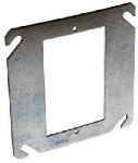 RACO INCORPORATED Outlet Box Cover, Single, Square, Flat, 4 In. ELECTRICAL RACO INCORPORATED