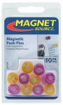 MASTER MAGNETICS Magnetic Hangers, Round, 10-Pk.
