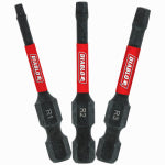 DIABLO Diablo DSQV2-S3 Insert Bit Set, 3-Piece, Includes: #1, #2, #3 Square Drive Bit TOOLS DIABLO