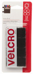 VELCRO BRAND VELCRO Brand 90072 Fastener, 7/8 in W, 7/8 in L, Nylon, Black, Rubber Adhesive HARDWARE & FARM SUPPLIES VELCRO BRAND