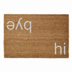 SPORTS LICENSING SOLUTIONS LLC Hi/Bye Embossed Coir Door Mat, 24 x 36 In. HOUSEWARES SPORTS LICENSING SOLUTIONS LLC
