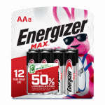 ENERGIZER BATTERY BATTERY ALKALINE MAX 8 PACK/AA ELECTRICAL ENERGIZER BATTERY