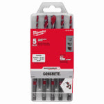 MILWAUKEE Milwaukee SHOCKWAVE 48-20-9051 Drill Bit Kit, 5-Piece, Carbide TOOLS MILWAUKEE