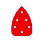 FREUD Cat & Mouse Detail Sanding Sheets, 80 Grit, 3-7/8 x 5-1/2-In., 5-Pk.