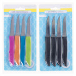 REGENT PRODUCTS CORP Paring Knife Set, Assorted Colors, 5.75-In., 4-Pk. HOUSEWARES REGENT PRODUCTS CORP   