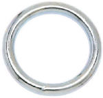 CAMPBELL CHAIN Campbell T7665001 Welded Ring, 200 lb Working Load, 2 in ID Dia Ring, #7B Chain, Steel, Nickel-Plated HARDWARE & FARM SUPPLIES CAMPBELL CHAIN