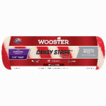 WOOSTER BRUSH Candy Stripe Paint Roller Cover, Smooth, 1/4-In. Nap, 9-In. PAINT WOOSTER BRUSH   