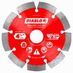 DIABLO Diablo DMADS0450 Series Saw Blade, Cut-Off Disc Blade, 4-1/2 in Dia, Segmented Rim, 1/PK TOOLS DIABLO