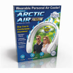 ARCTIC AIR Arctic Air AAFR-MC12/4 Wearable Air Cooler and Purifier, 3.7 V, 3-Speed, 1 cfm Air, White HOUSEWARES ARCTIC AIR