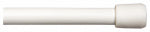 KENNEY Kenney KN631/1 Spring Tension Rod, 7/16 in Dia, 28 to 48 in L, Metal, White PAINT KENNEY