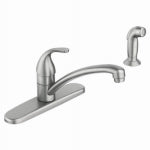 MOEN Moen Adler 87604SRS Kitchen Faucet, 1.5 gpm, 4 -Faucet Hole, Spot Resistant Stainless, Sink Deck Mounting, Lever Handle PLUMBING, HEATING & VENTILATION MOEN