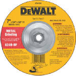 DEWALT DEWALT DW4999 Grinding Wheel, Applicable Materials: Ferrous Metal, Stainless Steel, 7 in Dia, 1/4 in Thick, 24 Grit TOOLS DEWALT