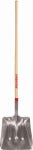 RAZOR-BACK Razor-Back 54247 Scoop Shovel, 13-1/4 in W Blade, 14-1/2 in L Blade, Aluminum Blade, North American Hardwood Handle LAWN & GARDEN RAZOR-BACK